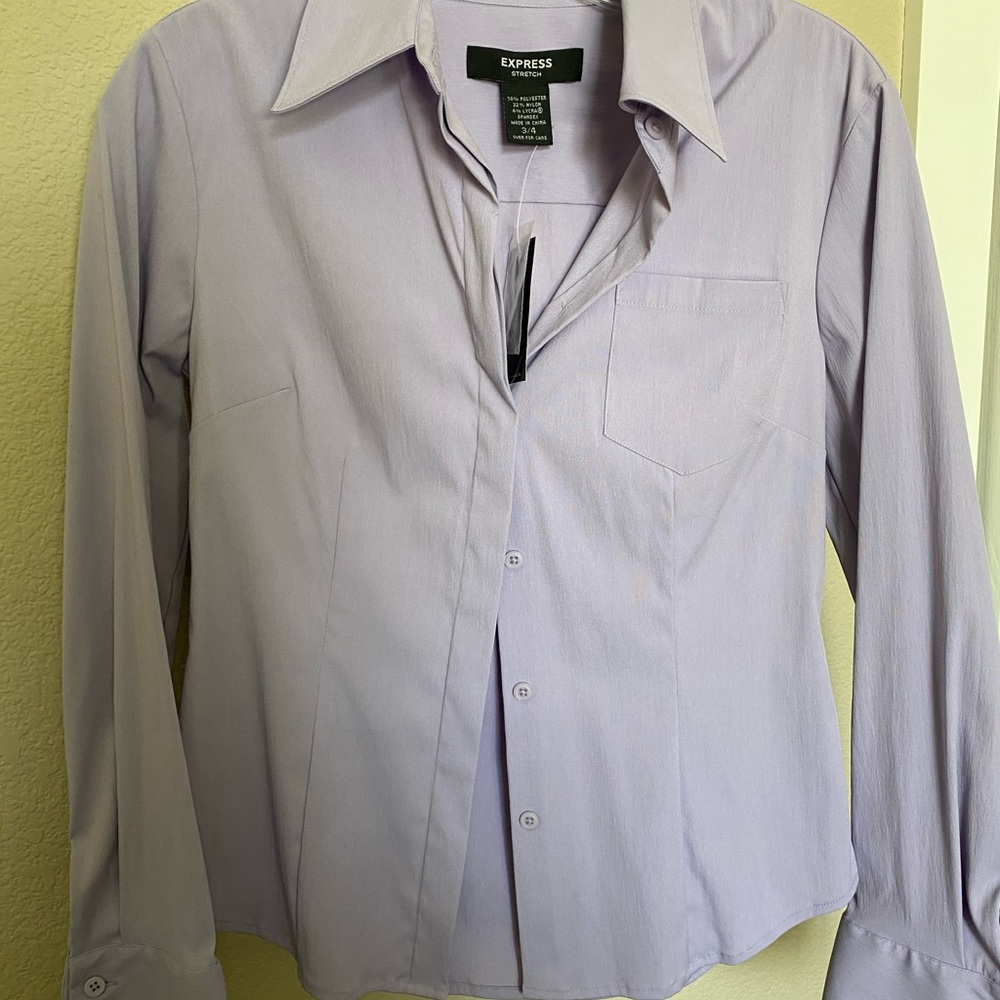 express business button up